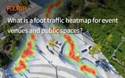 What is a foot traffic heatmap for event venues and public spaces? Discover how this tool helps optimize your valuable space.