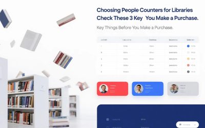 Choosing People Counters for Libraries? Check These 3 Key Things Before You Make a Purchase.