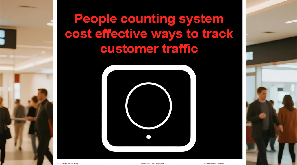 People counting system cost effective ways to track customer traffic ...