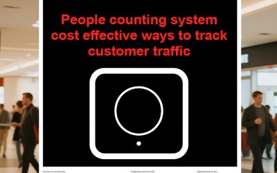 People counting system cost effective ways to track customer traffic