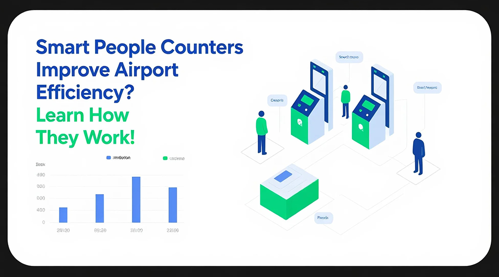 Smart People Counters Improve Airport Efficiency? Learn How They Work!