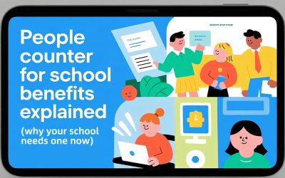 People counter for school benefits explained (why your school needs one now)