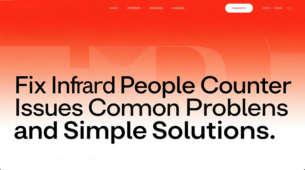 Fix Infrared People Counter Issues Common Problems and Simple Solutions