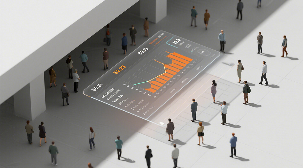 Crowd counters with app： Top.